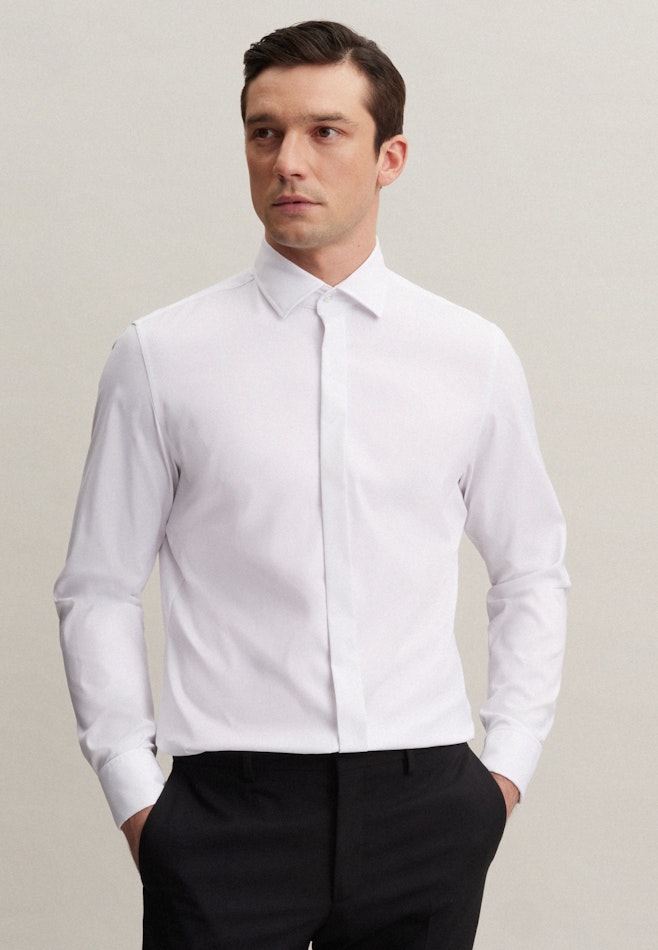 Gala Shirt in Slim with Kent-Collar in White | Seidensticker online shop