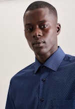 Regular Business Hemd Druck in Hellblau |  Seidensticker Onlineshop