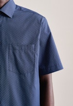 Regular Business Hemd Druck in Hellblau |  Seidensticker Onlineshop