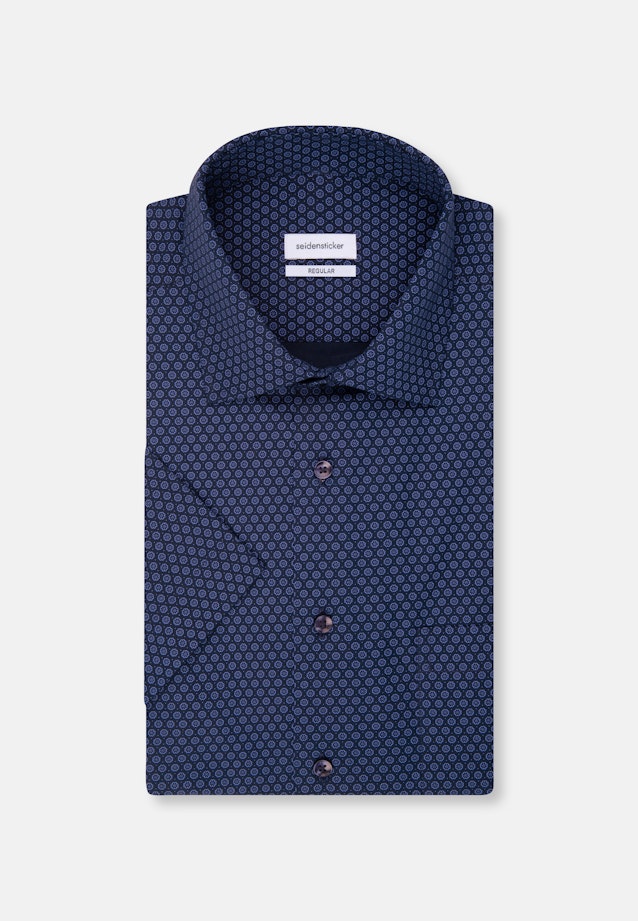 Regular Business Hemd Druck in Hellblau |  Seidensticker Onlineshop