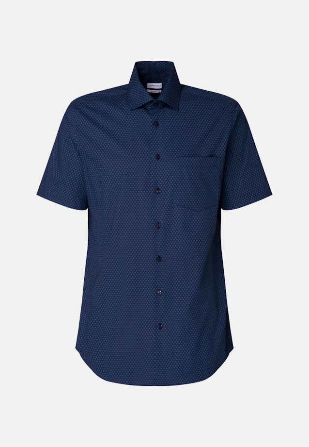 Regular Business Hemd Druck in Hellblau |  Seidensticker Onlineshop