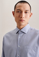 Regular Chemise d'affaires Imprimé in Bleu Clair |  Seidensticker Onlineshop