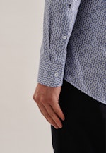 Regular Chemise d'affaires Imprimé in Bleu Clair |  Seidensticker Onlineshop