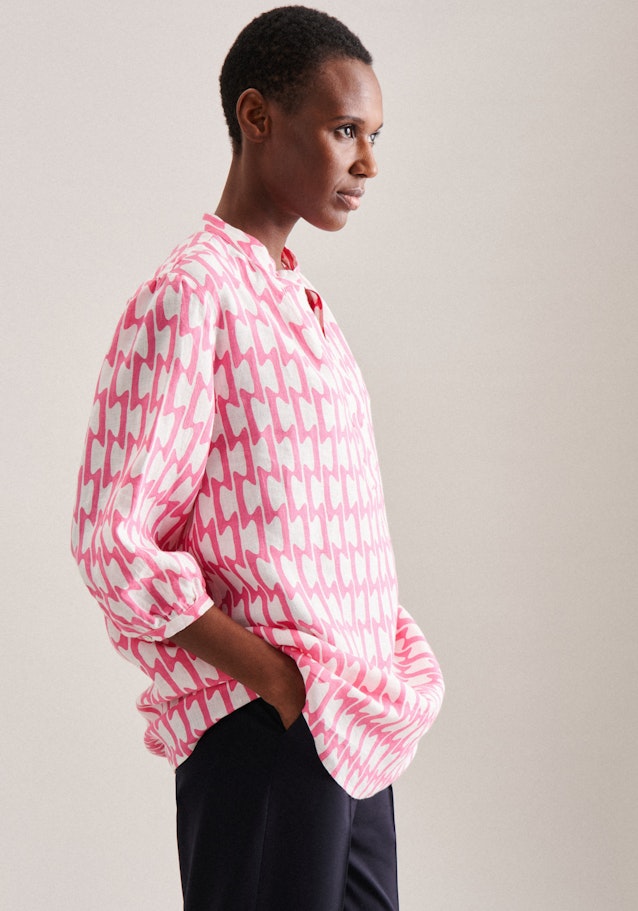 3/4-sleeve Linen Tunic in Pink | Seidensticker Onlineshop