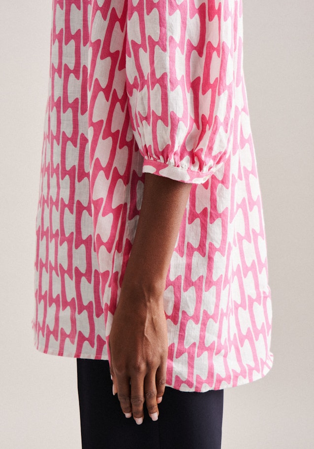 3/4-sleeve Linen Tunic in Pink |  Seidensticker Onlineshop