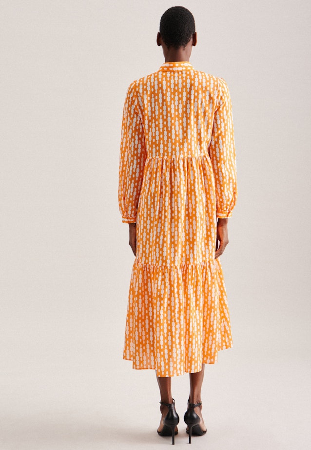 Voile Maxi Kleid in Orange | Seidensticker Onlineshop