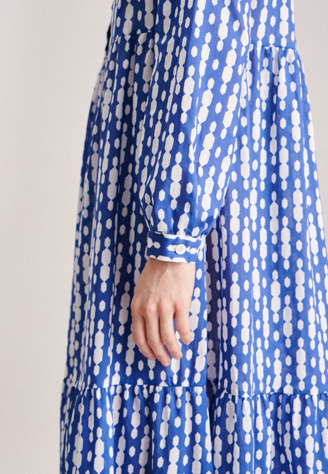 Voile Maxi Kleid in Mittelblau |  Seidensticker Onlineshop