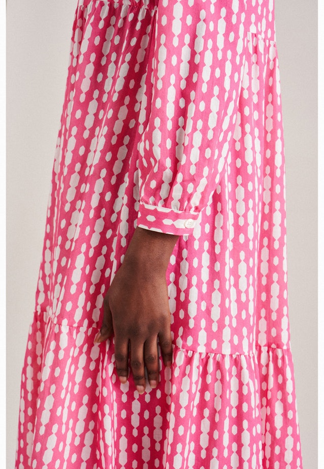 Voile Maxi Kleid in Rosa/Pink |  Seidensticker Onlineshop