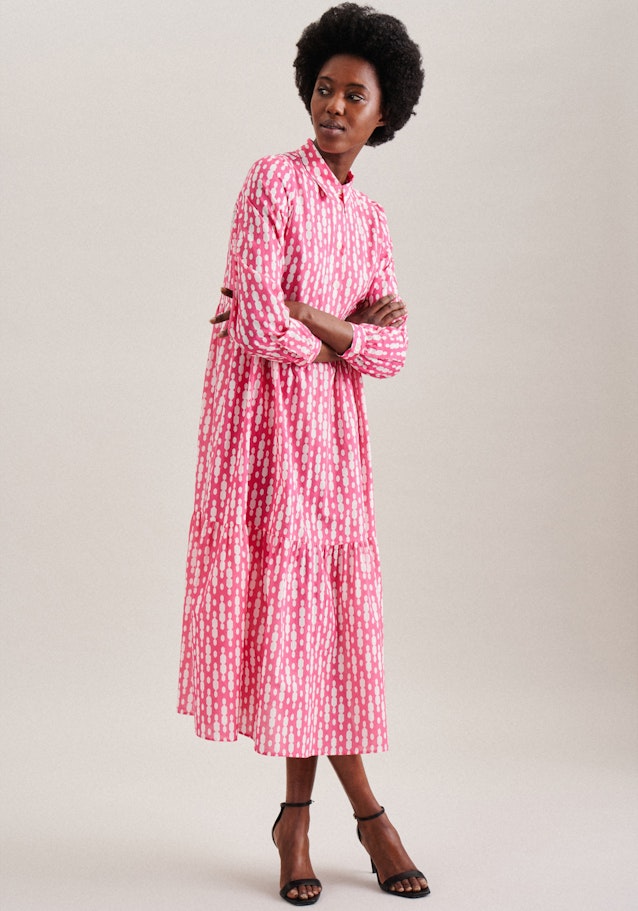 Voile Maxi Kleid in Rosa/Pink |  Seidensticker Onlineshop