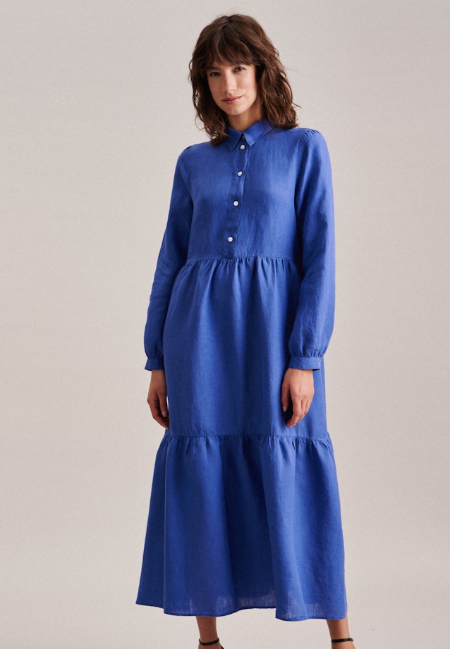 Robe Regular Manche Longue in Bleu Moyen | Seidensticker Onlineshop