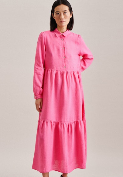 Maxi Kleid Uni in Rosa/Pink |  Seidensticker Onlineshop