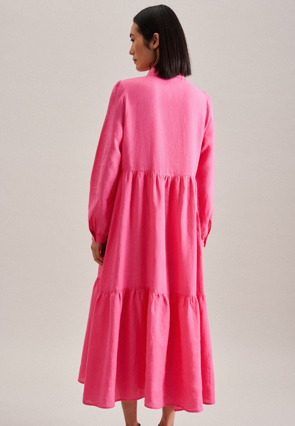 Kragen Kleid Regular in Rosa/Pink |  Seidensticker Onlineshop