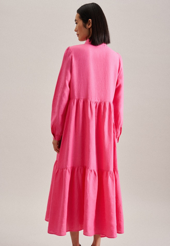 Linen Maxi (ankle length) Dress in Pink | Seidensticker online shop