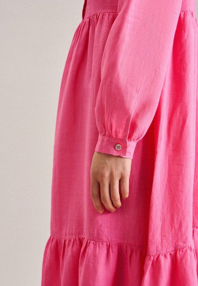 Linnen Maxi (ankle length) Jurk in Roze/Pink |  Seidensticker Onlineshop
