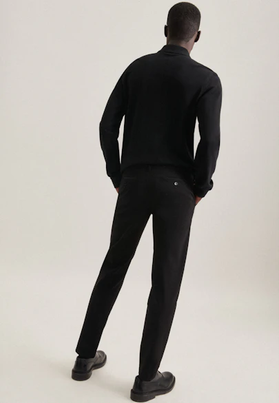 Regular Chino Uni in Schwarz |  Seidensticker Onlineshop
