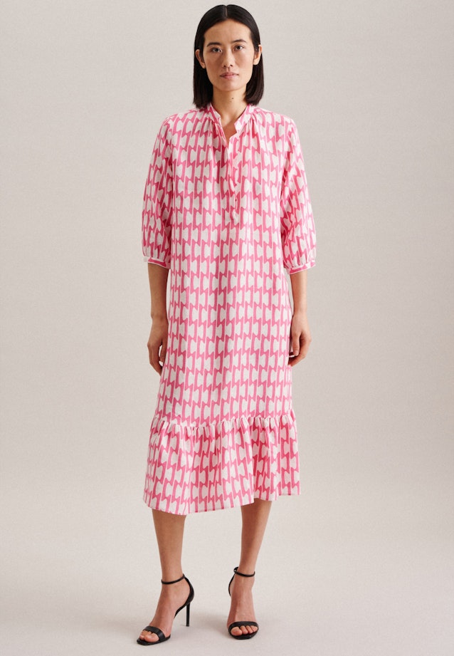 Leinen Maxi Kleid in Rosa/Pink |  Seidensticker Onlineshop