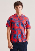 Regular Casual Hemd Druck in Rot |  Seidensticker Onlineshop