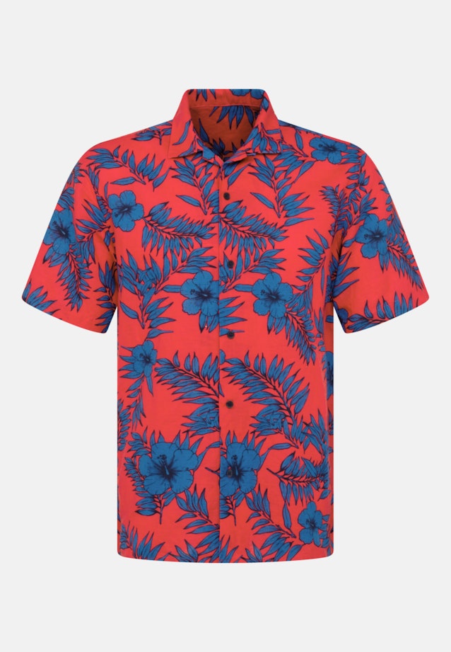 Regular Casual Hemd Druck in Rot |  Seidensticker Onlineshop