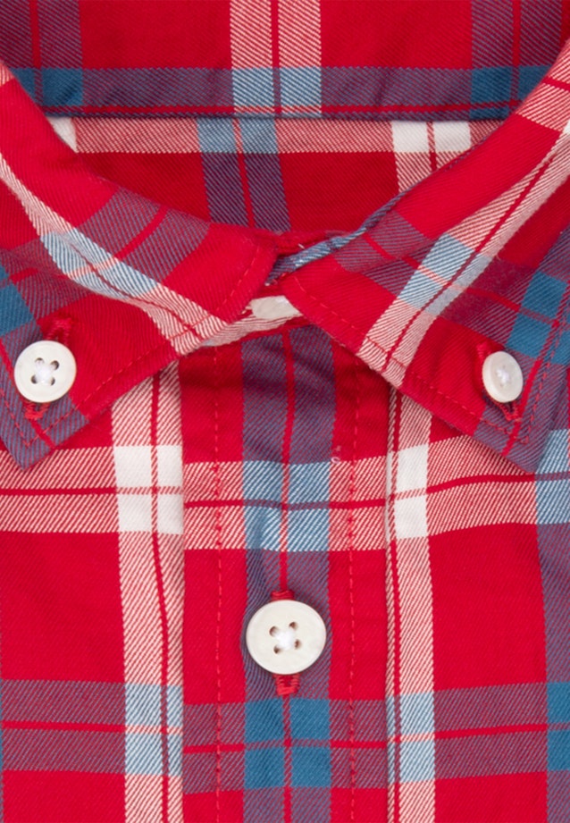 Twill Casual Hemd in Regular mit Button-Down-Kragen in Rot |  Seidensticker Onlineshop