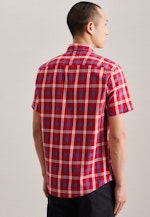 Twill Casual Hemd in Regular mit Button-Down-Kragen in Rot |  Seidensticker Onlineshop