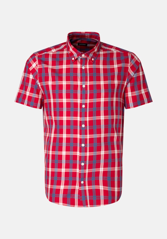 Twill Casual Hemd in Regular mit Button-Down-Kragen in Rot |  Seidensticker Onlineshop