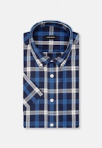 Regular Chemise décontractée carreaux in Bleu Foncé |  Seidensticker Onlineshop