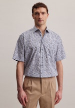 Comfort Business shirt Print in Brown |  Seidensticker Onlineshop