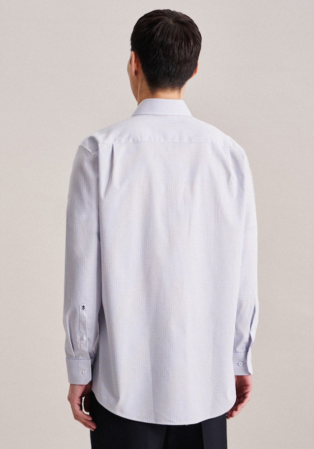 Non-iron Poplin Business Shirt in Regular with Kent-Collar in Brown | Seidensticker Onlineshop