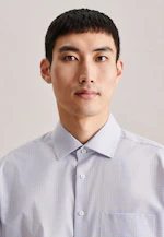 Regular Chemise d'affaires carreaux in Marron |  Seidensticker Onlineshop