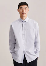 Regular Chemise d'affaires carreaux in Marron |  Seidensticker Onlineshop