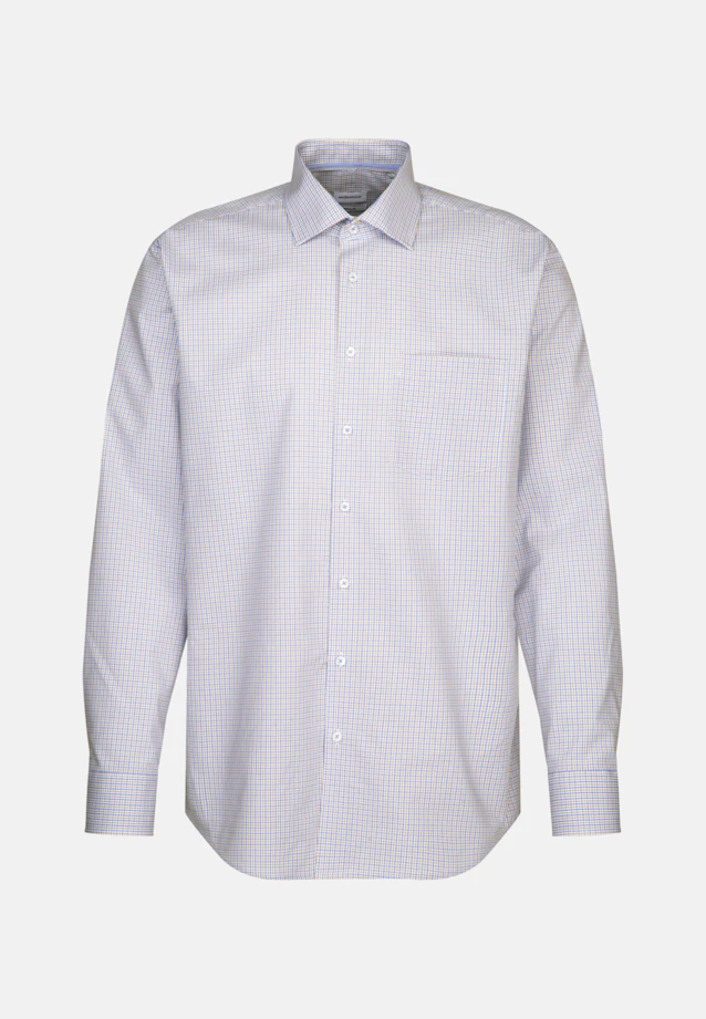 Regular Chemise d'affaires carreaux in Marron |  Seidensticker Onlineshop