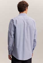 Regular Chemise d'affaires carreaux in Bleu Foncé |  Seidensticker Onlineshop
