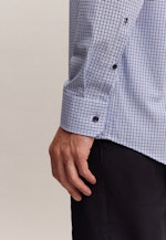 Regular Chemise d'affaires carreaux in Bleu Foncé |  Seidensticker Onlineshop