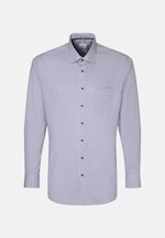 Regular Chemise d'affaires carreaux in Bleu Foncé |  Seidensticker Onlineshop