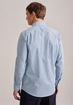 Regular Business Hemd Karo in Türkis |  Seidensticker Onlineshop