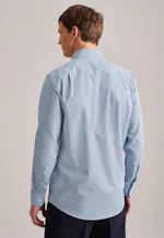 Regular Business Hemd Karo in Türkis |  Seidensticker Onlineshop