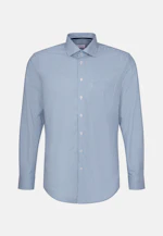 Regular Business Hemd Karo in Türkis |  Seidensticker Onlineshop