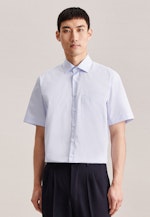 Regular Business Hemd Streifen in Hellblau |  Seidensticker Onlineshop