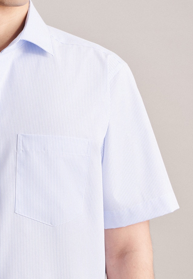 Regular Business Hemd Streifen in Hellblau |  Seidensticker Onlineshop