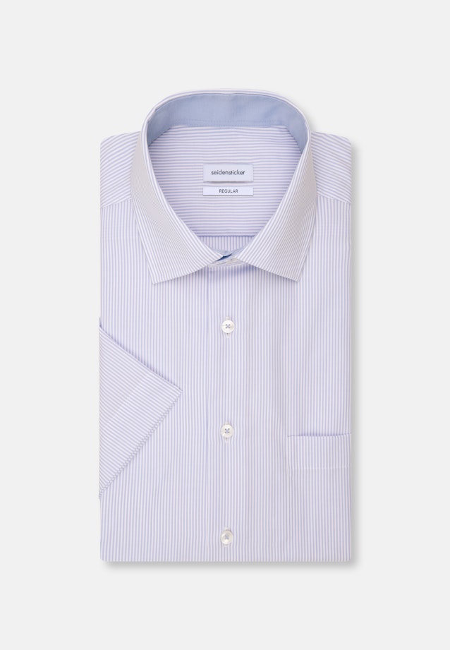 Regular Business Hemd Streifen in Hellblau |  Seidensticker Onlineshop