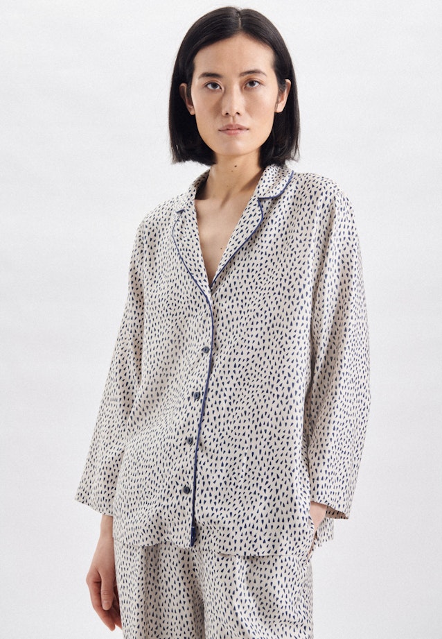 Pyjama Oberteil aus 100% Modal in Beige |  Seidensticker Onlineshop