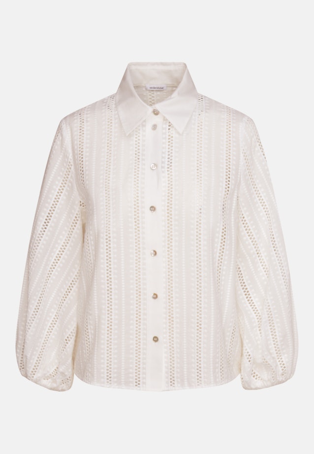 Poplin Shirt Blouse in Ecru |  Seidensticker Onlineshop
