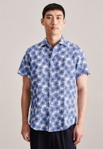 Slim Business Hemd Floral in Hellblau |  Seidensticker Onlineshop