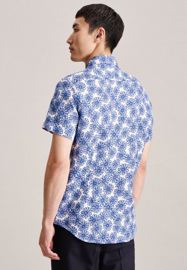 Slim Chemise d'affaires Floral in Bleu Clair |  Seidensticker Onlineshop