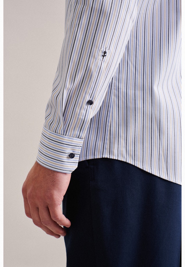 Regular Chemise d'affaires rayures in Marron |  Seidensticker Onlineshop