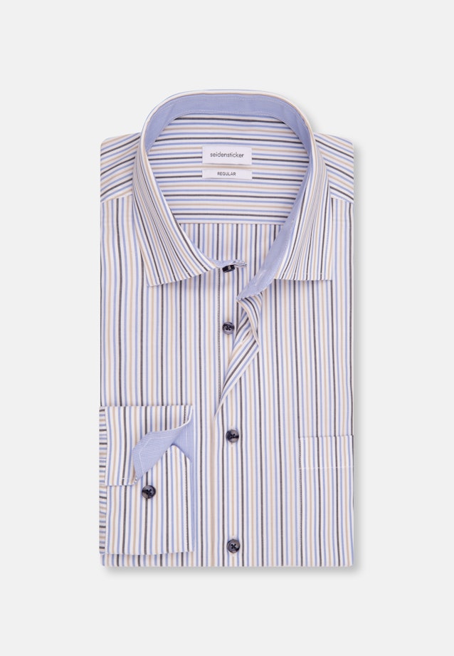 Regular Chemise d'affaires rayures in Marron |  Seidensticker Onlineshop