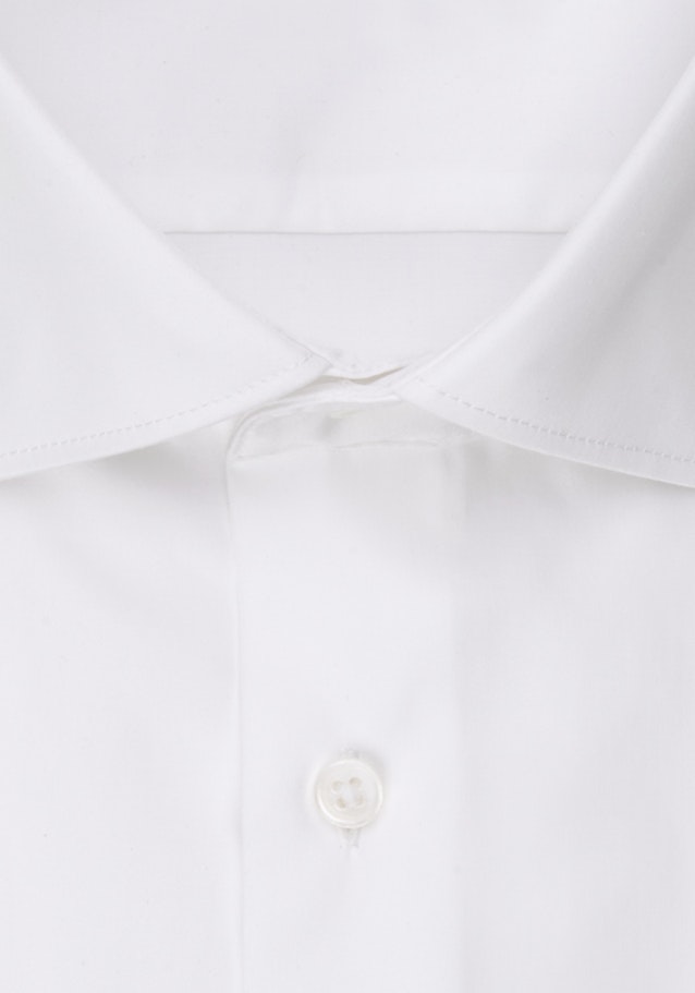 Chemise Business Regular Satin Col Kent in Blanc |  Seidensticker Onlineshop