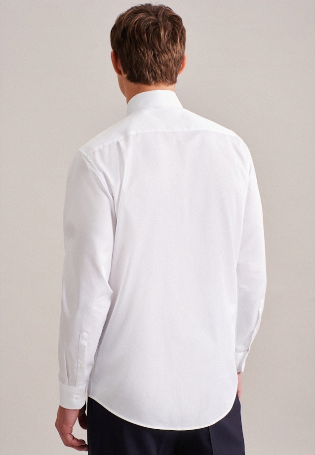 Regular Business shirt Uni in White |  Seidensticker Onlineshop