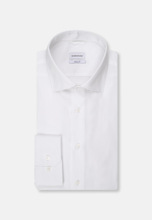 Regular Business shirt Uni in White |  Seidensticker Onlineshop