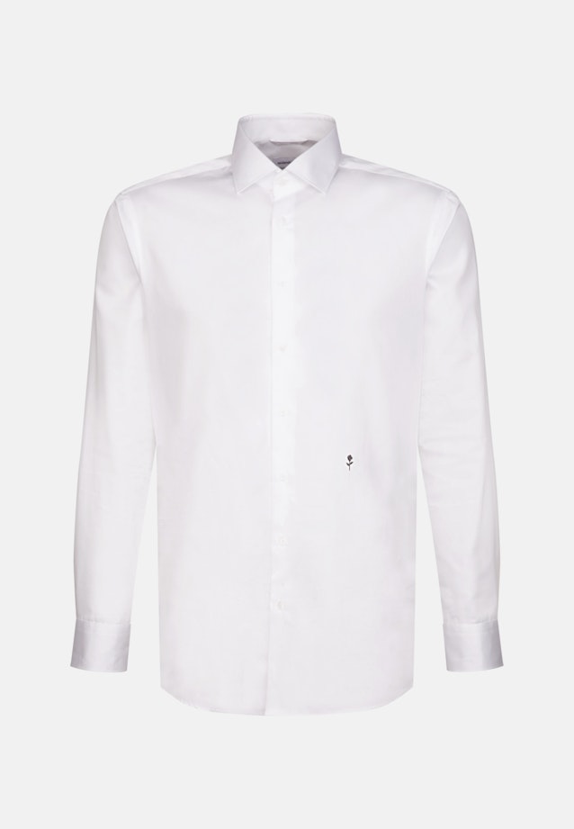 Regular Business shirt Uni in White |  Seidensticker Onlineshop